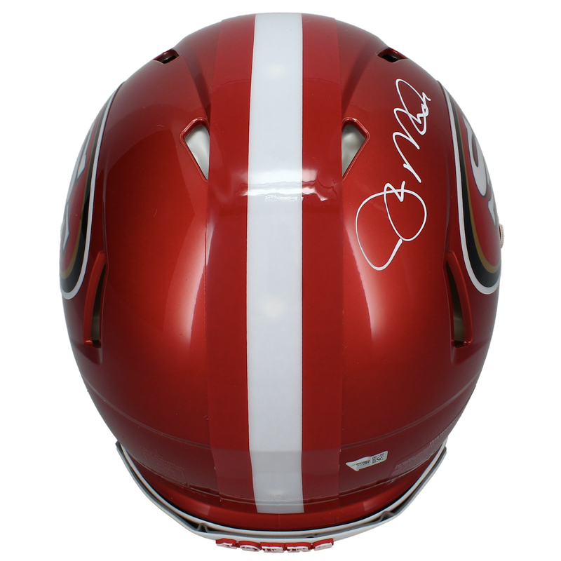 Joe Montana Autographed San Francisco 49ers Flash Speed Authentic Helmet with Visor &amp; 3D Bumpers Fanatics