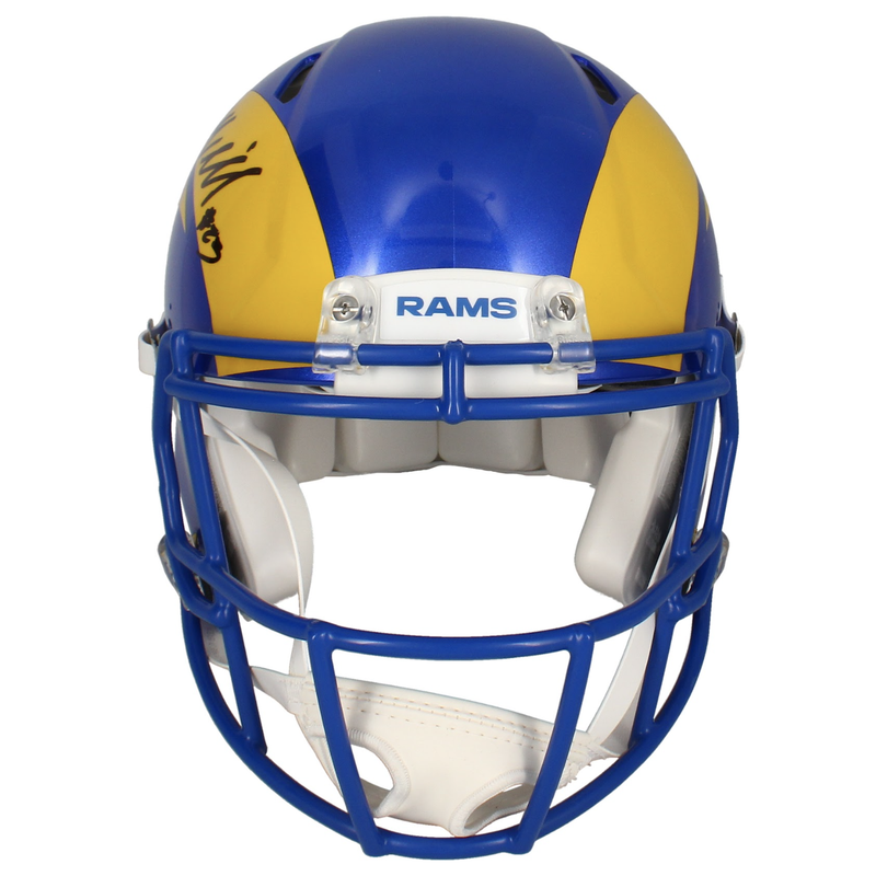 Kyren Williams / Puka Nacua Autographed Rams Authentic Speed Helmet Fanatics