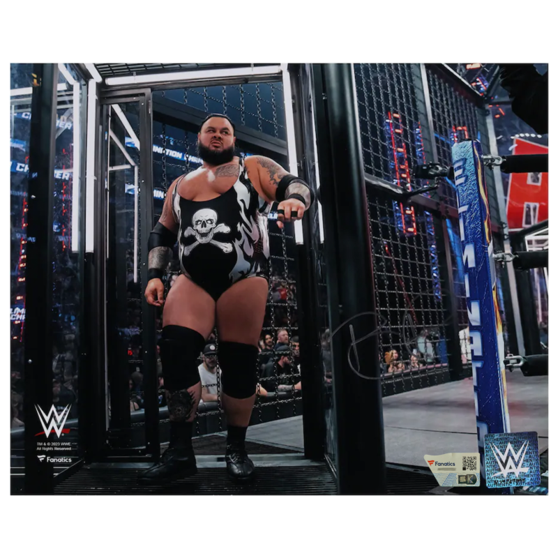 Bronson Reed Autographed WWE Elimination Chamber 8" x 10" Photograph Fanatics