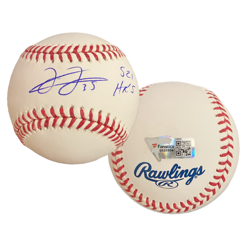 Frank Thomas Autographed "521 HR's" White Sox Official Baseball Fanatics