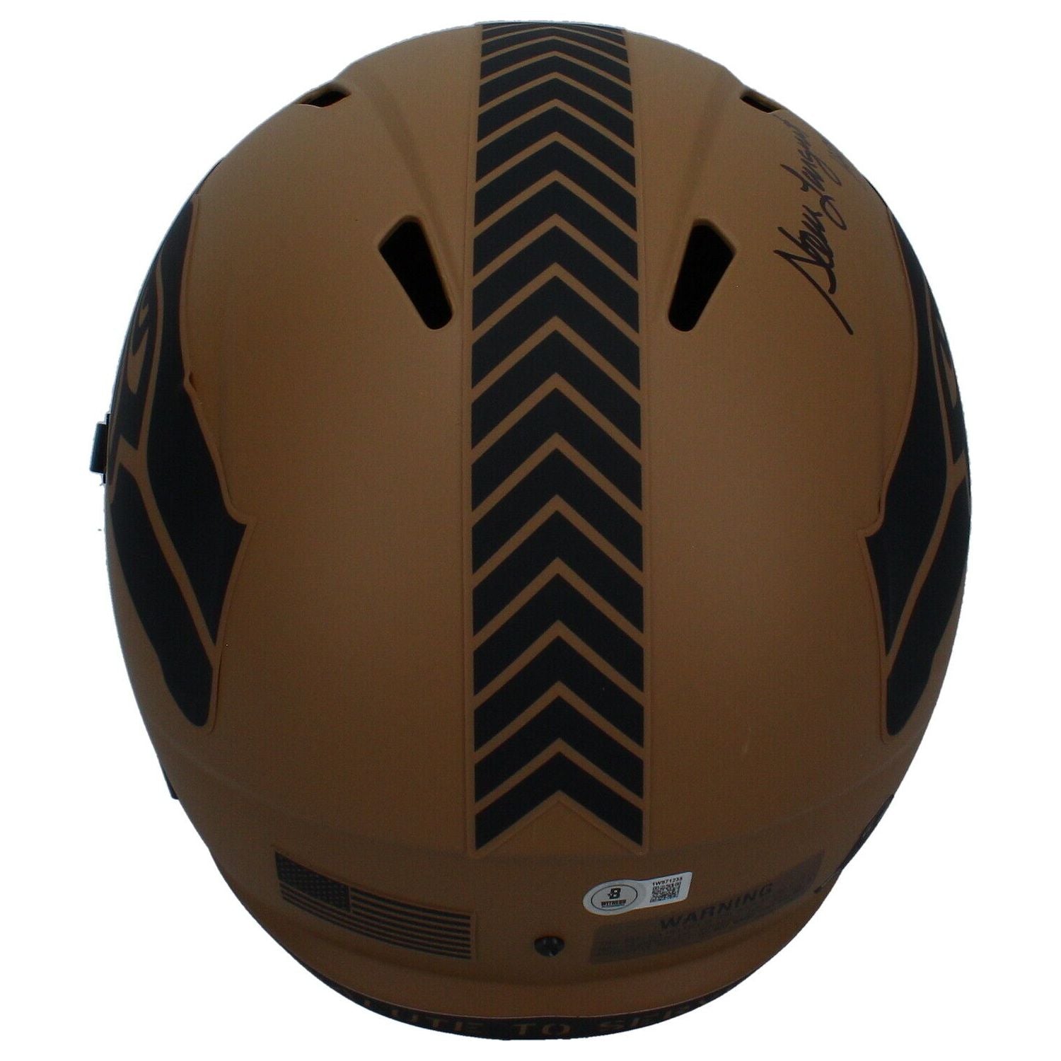 Steve Largent Autographed "HOF 95" Seattle Seahawks Speed Full Size STS Helmet Beckett