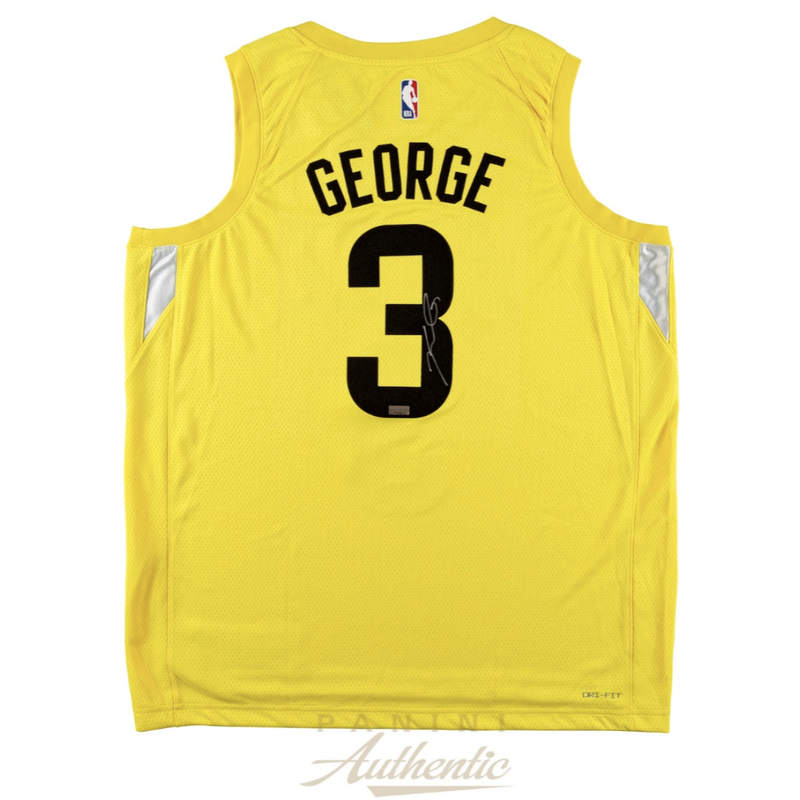 Keyonte George Autographed Utah Jazz Yellow Nike Remix Swingman Jersey Panini