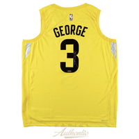 Keyonte George Autographed Utah Jazz Yellow Nike Remix Swingman Jersey Panini