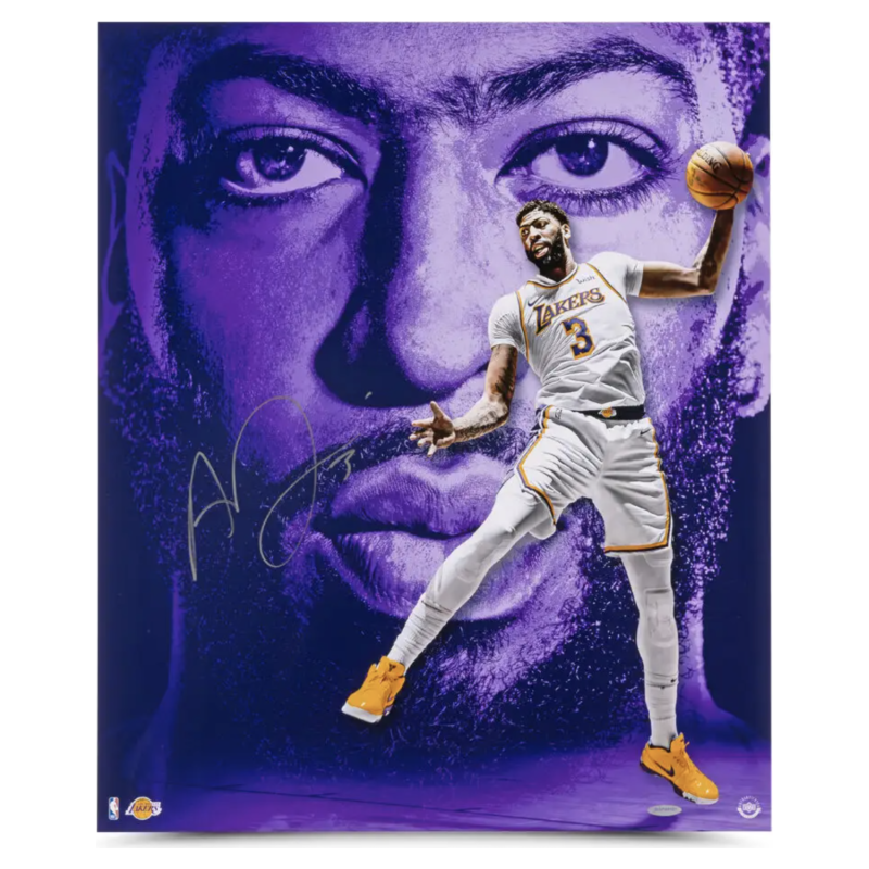 Anthony Davis Autographed Lakers "Portrait of Success" 20" x 24" Photograph UDA