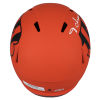 Ja'Marr Chase Autographed Bengals 'RAVE' Full Size Speed Helmet Beckett