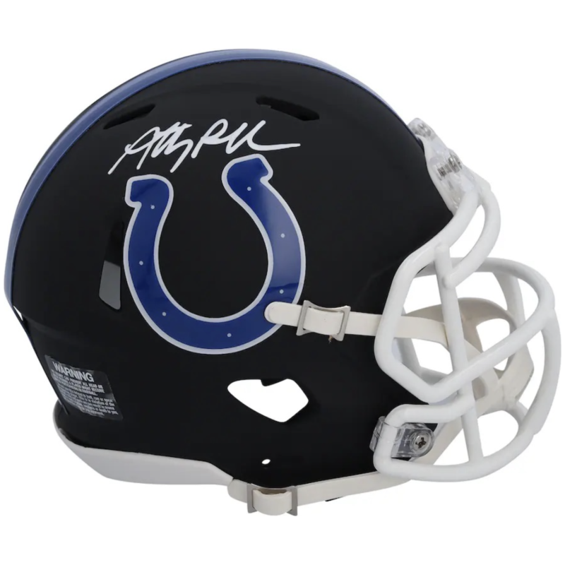 Anthony Richardson Autographed Colts Black Matte Mini Speed Helmet Fanatics