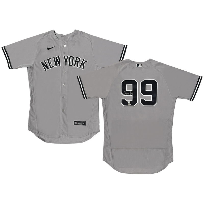 Aaron Judge Autographed New York Yankees Authentic Away Jersey Fanatics