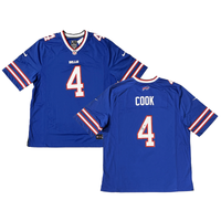 James Cook Autographed Buffalo Bills Nike Blue Game Jersey Beckett