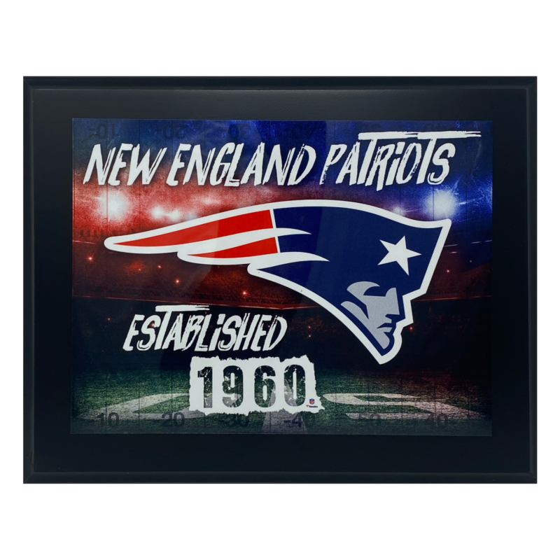 New England Patriots Team Logo 10.5" x 13" Sublimated Plaque Fanatics