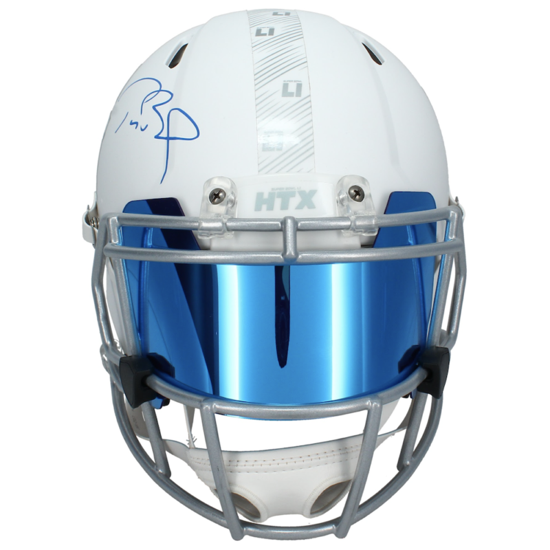 Tom Brady Autographed Patriots SB 51 Logo Authentic Helmet w/ Visor Fanatics