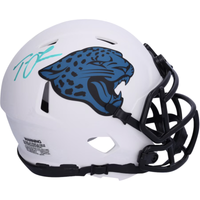 Trevor Lawrence Autographed Jaguars Mini Speed Lunar Eclipse Helmet Fanatics