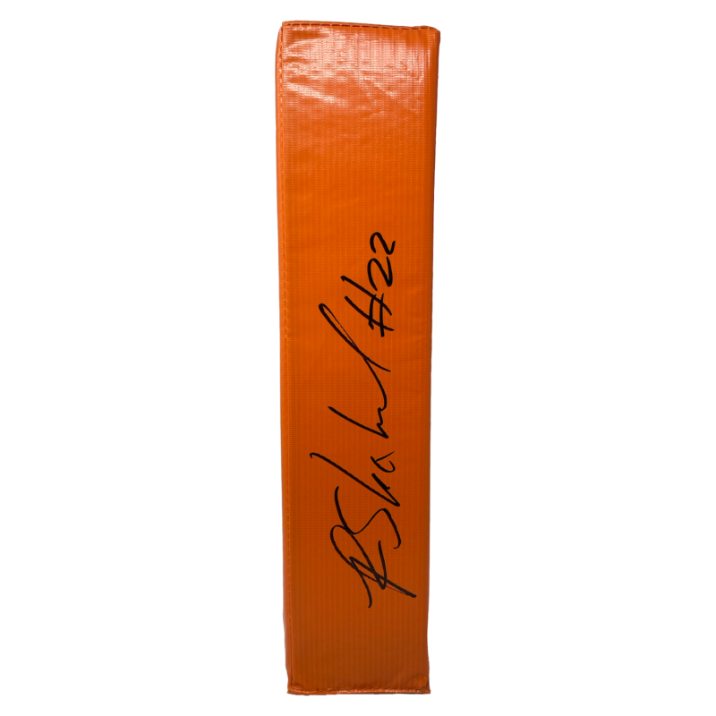 Rashid Shaheed New Orleans Saints Autographed End Zone Pylon Beckett Witnessed
