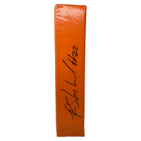 Rashid Shaheed New Orleans Saints Autographed End Zone Pylon Beckett Witnessed