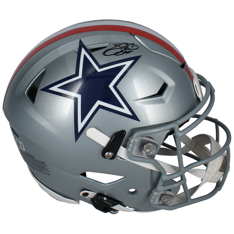 Emmitt Smith Autographed Cowboys Throwback Authentic Speedflex Helmet Beckett