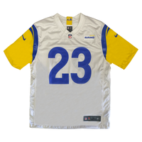 Kyren Williams Autographed Nike Los Angeles Rams White Game Jersey Beckett