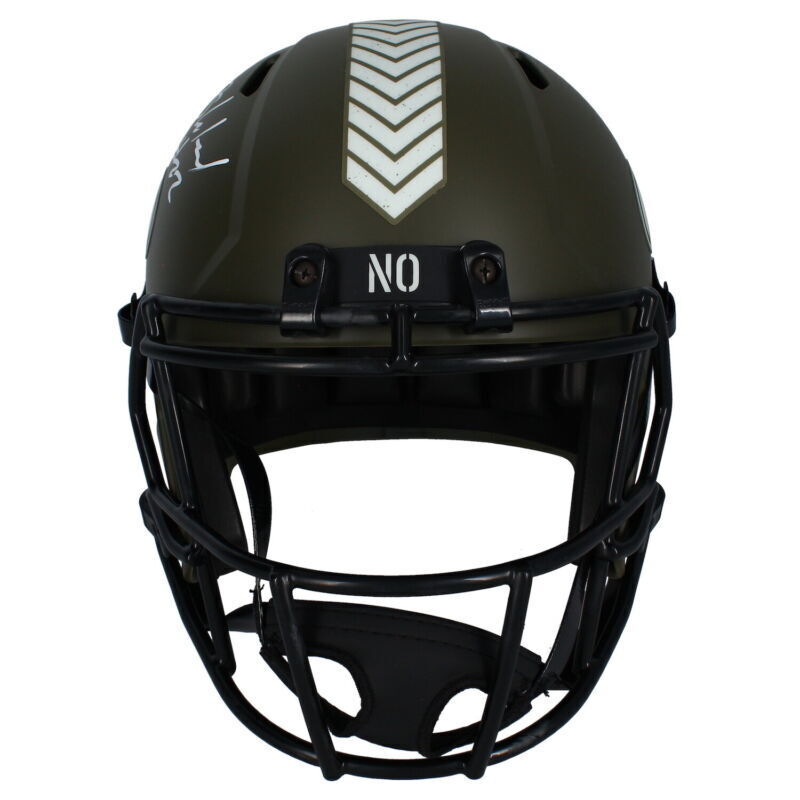 Rashid Shaheed Autographed (White) New Orleans Saints '22 STS Full Size Speed Helmet Beckett