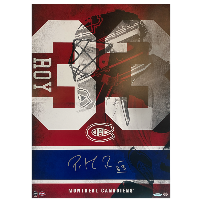 Patrick Roy Autographed Montreal Canadiens "33" 16" x 24" Photograph UDA