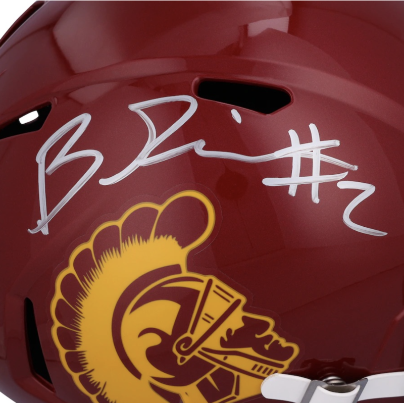 Brenden Rice Autographed USC Trojans Full Size Speed Helmet Fanatics