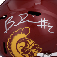 Brenden Rice Autographed USC Trojans Full Size Speed Helmet Fanatics