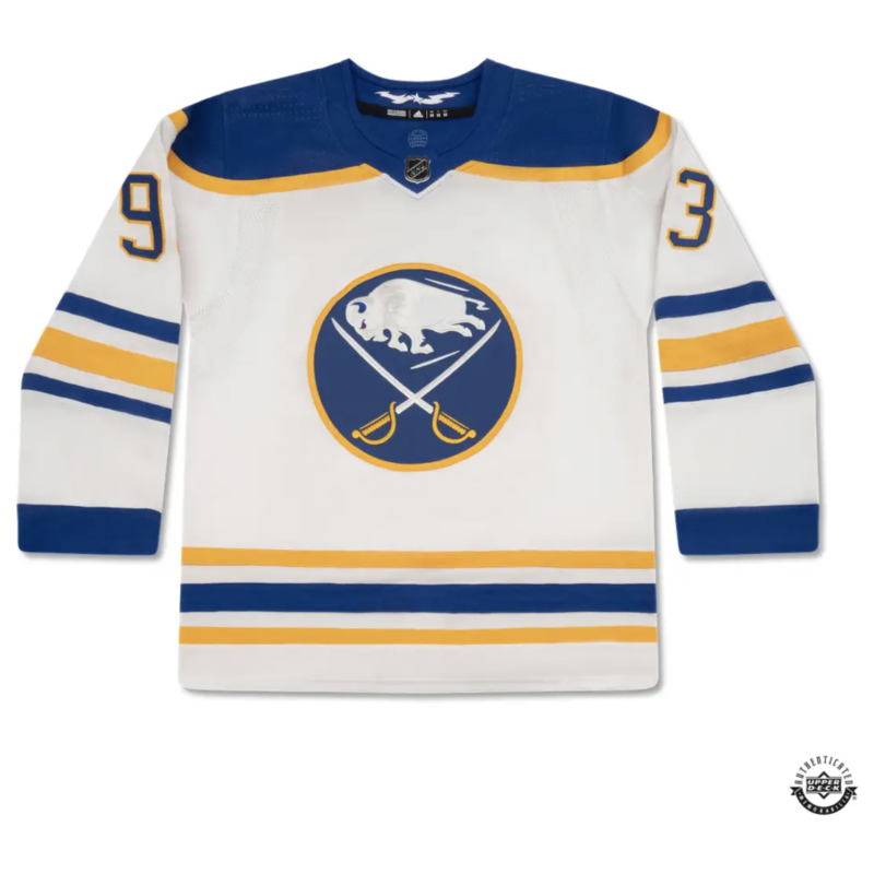 Matt Savoie Autographed Authentic Buffalo Sabres Adidas White Jersey UDA