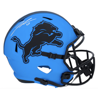Jahmyr Gibbs Autographed Detroit Lions Full Size 'RAVE' Speed Helmet Fanatics