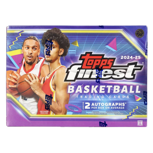 2024/25 Topps Finest NBA Basketball Hobby Box Factory Sealed