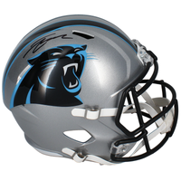 Tetairoa McMillan Autographed Carolina Panthers Speed Full Size Helmet Fanatics
