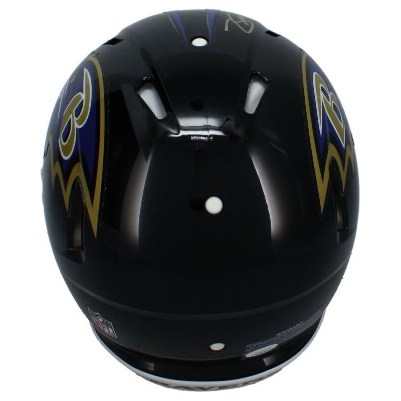Zay Flowers Autographed Baltimore Ravens Authentic Speed Helmet JSA
