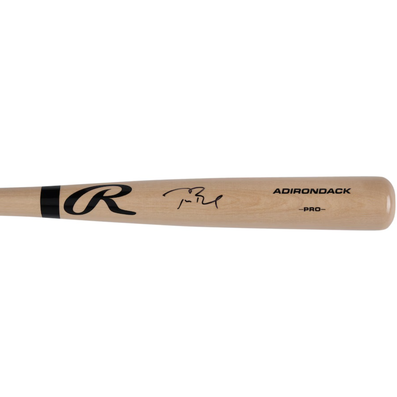 Tom Brady Autographed Rawlings Model Bat Expos Draft Pick Fanatics