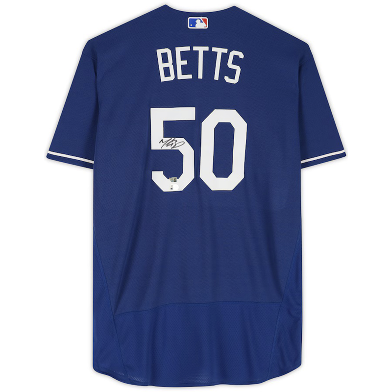 Mookie Betts Autographed Los Angeles Dodgers Authentic Nike Jersey Fanatics