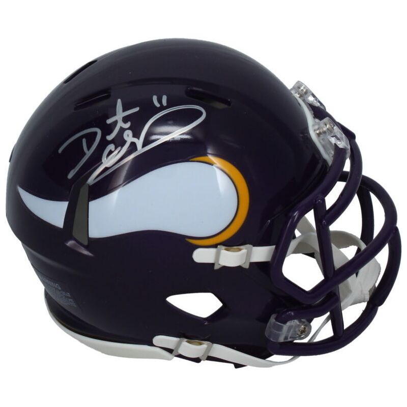 Daunte Culpepper Autographed Minnesota Vikings Mini Speed Helmet Beckett