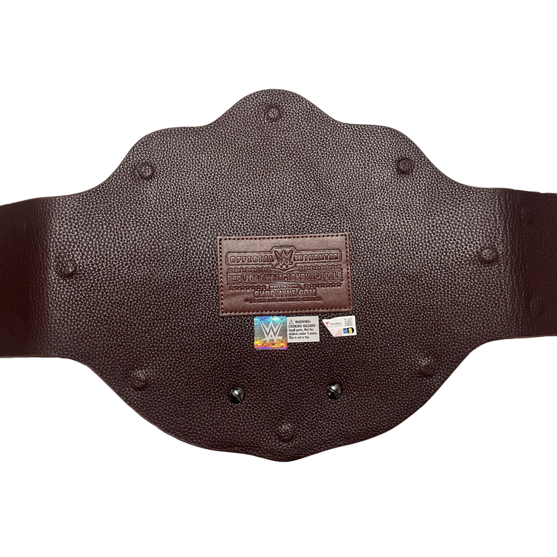 Booker T Autographed WWE Big Gold Championship Replica Title Belt Fanatics