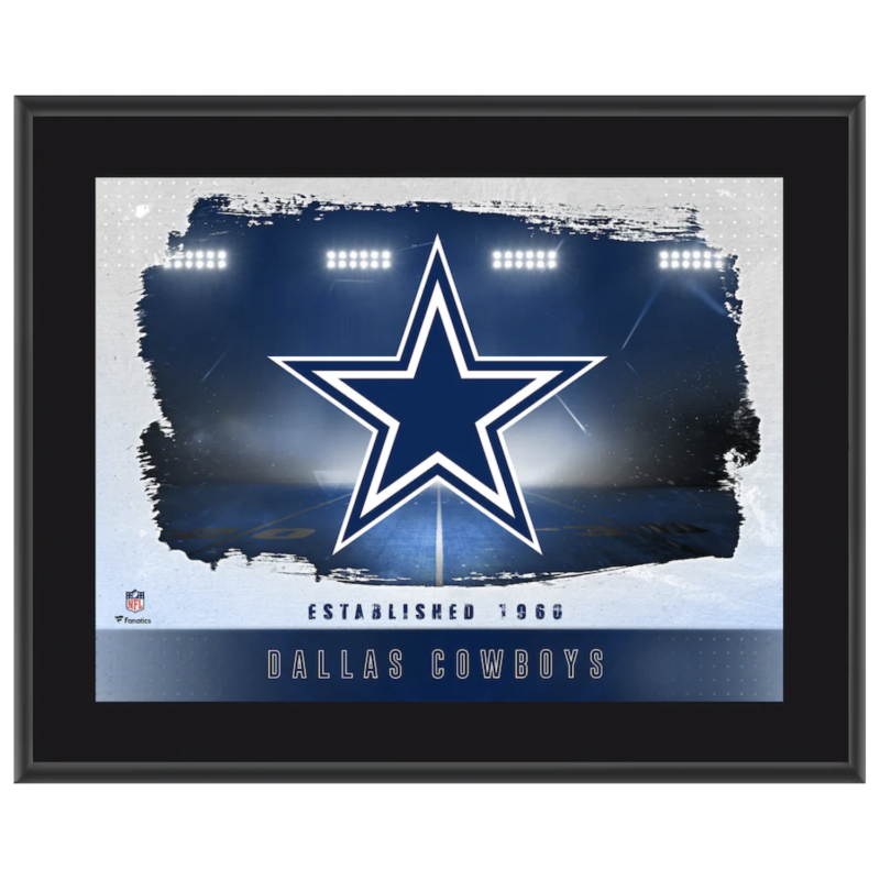 Dallas Cowboys 10.5" x 13" Team Logo Sublimated Plaque
