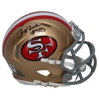 Jerry Rice Autographed San Francisco 49ers Mini Speed Helmet Fanatics