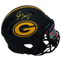 Brett Favre Autographed Packers Custom FSM Painted Alt. Speed Helmet Beckett