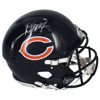 D.J. Moore Autographed Chicago Bears Authentic Speed Helmet Fanatics