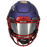 Patrick Mahomes Autographed Kansas City Chiefs SB Chrome Inlay SpeedFlex Helmet Beckett LE 15