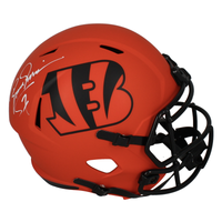 Boomer Esiason Autographed Cincinnati Bengals Full Size 'RAVE' Helmet Beckett
