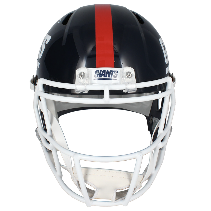 Lawrence Taylor Autographed New York GIants Throwback Full Size Speed Helmet Beckett