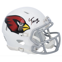 Trey McBride Autographed Arizona Cardinals Mini Speed Helmet Fanatics