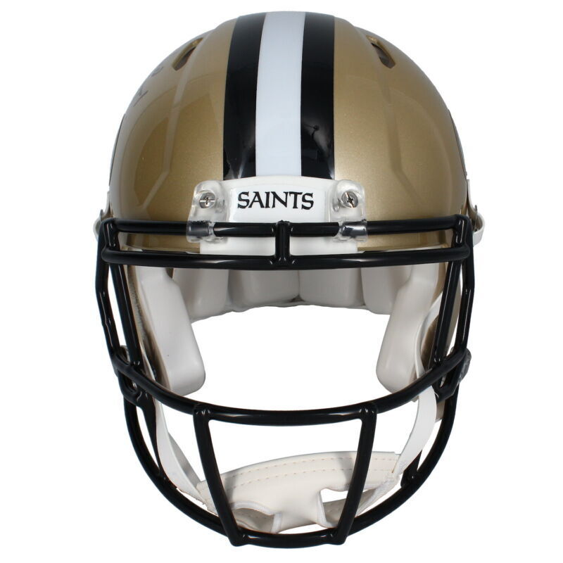 Rashid Shaheed Autographed New Orleans Saints "Who Dat" Authentic Speed Helmet Beckett