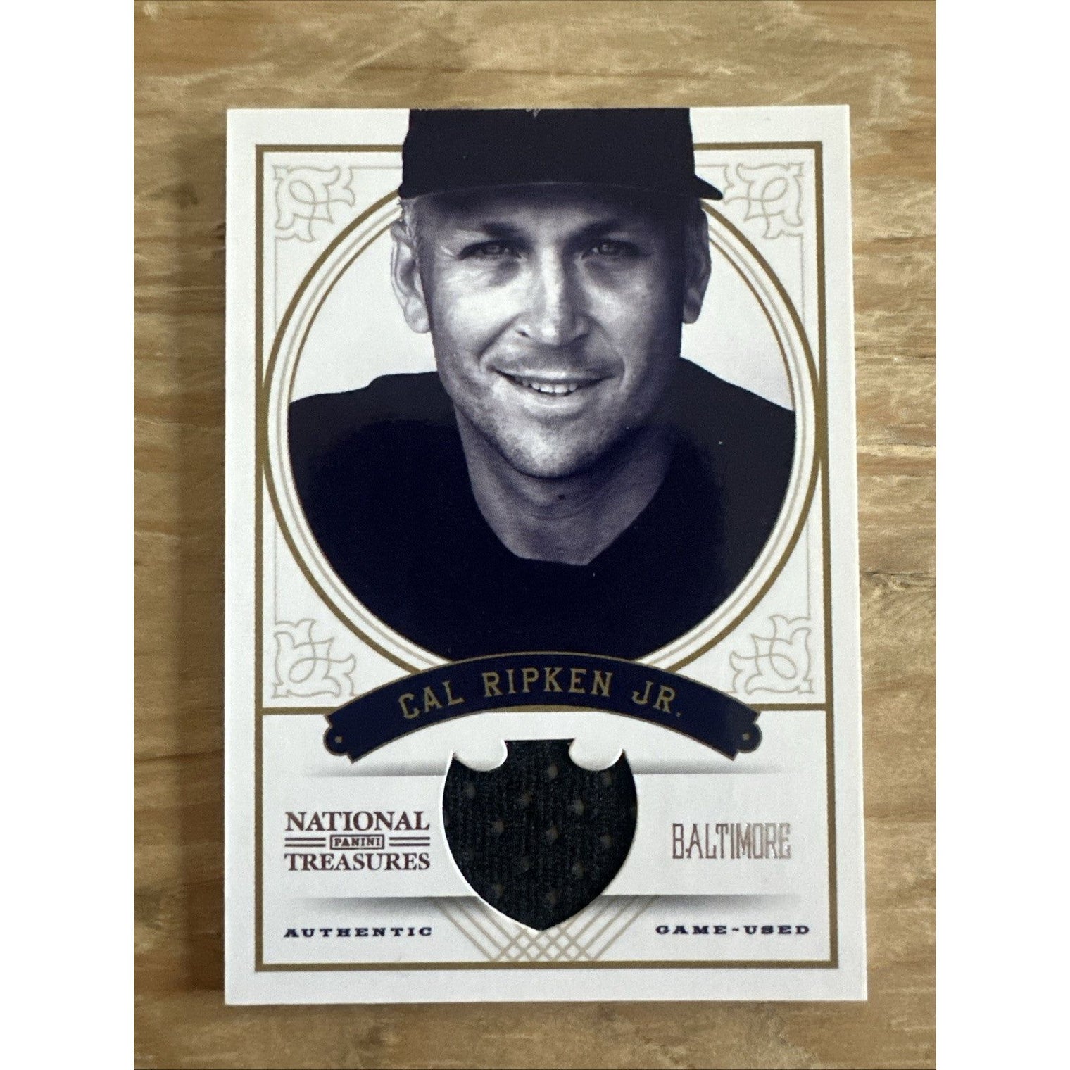 2012 National Treasures Cal Ripken Jr Patch Game Used /99