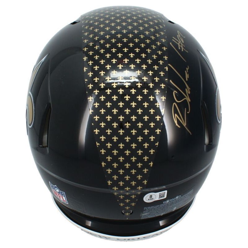 Rashid Shaheed Autographed New Orleans Saints "Who Dat" Saints Alt. Speed Authentic Helmet Beckett