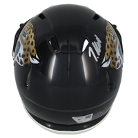 Travis Hunter Autographed Jacksonville Jaguars Mini Speed Helmet Fanatics