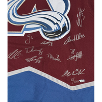 Colorado Avalanche Team Autographed (Makar) Burgundy SC Jersey Fanatics LE 100