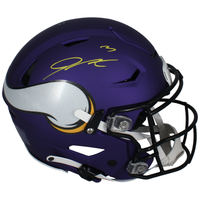 Jordan Addison Autographed Minnesota Vikings Speedflex Helmet Beckett