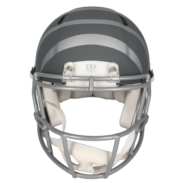 Ja'Marr Chase Autographed Bengals 'Slate' Authentic Speed Helmet Beckett