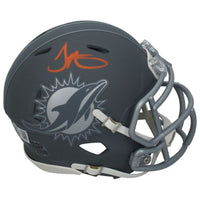 Tyreek Hill Autographed (In Orange) Dolphins Slate Mini Speed Helmet Beckett