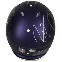 Ray Lewis Autographed Ravens 2024 Alternate Authentic Speed Helmet Beckett