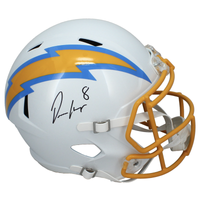 Omarion Hampton Autographed Los Angeles Chargers Full Size Speed Helmet Beckett